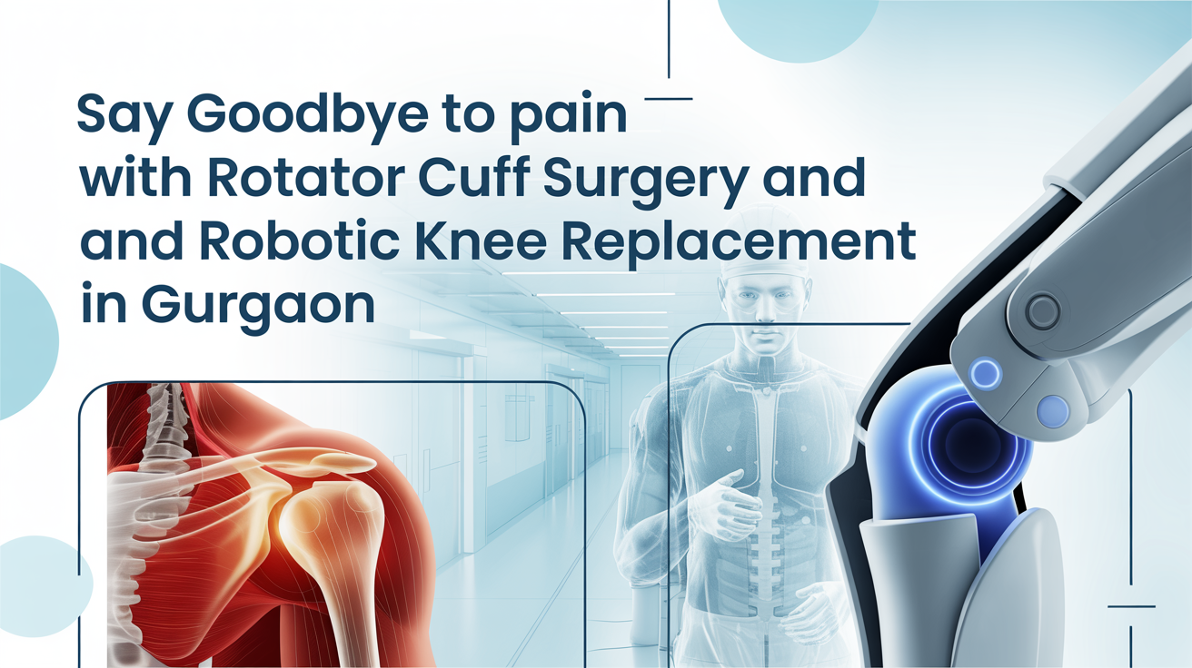 Say Goodbye to Pain with Rotator Cuff Surgery and Robotic Knee Replacement in Gurgaon